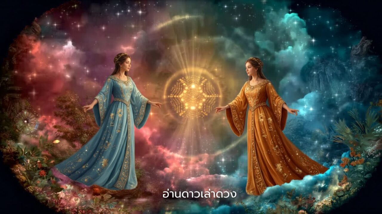 การเกิดใหม่ผ่านเงา ราหูตรีโกณพลูโตในคู่สมพงษ์