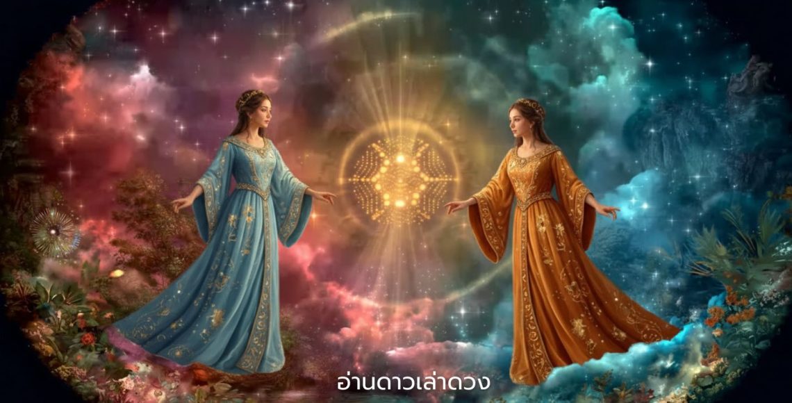การเกิดใหม่ผ่านเงา ราหูตรีโกณพลูโตในคู่สมพงษ์